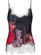 Carine Gilson V-neck Camisole, Women's, Size: Small, Black, Silk