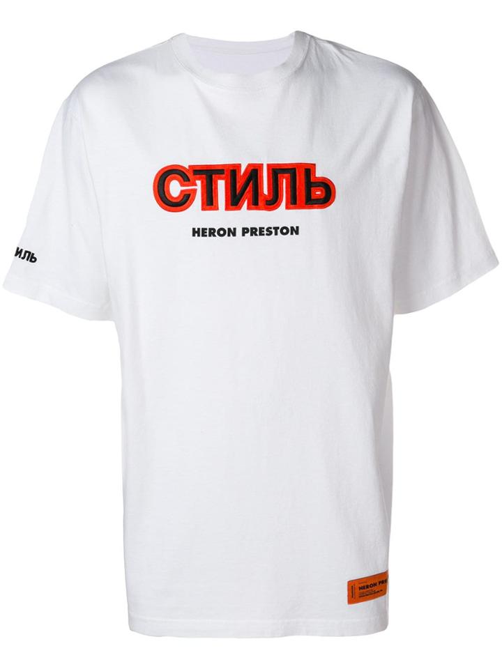 Heron Preston Slogan T-shirt - White