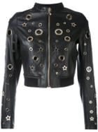 Philipp Plein - Charly Jacket - Women - Sheep Skin/shearling - S, Black, Sheep Skin/shearling