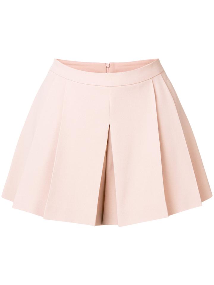 Red Valentino Pleat Detail Shorts - Nude & Neutrals
