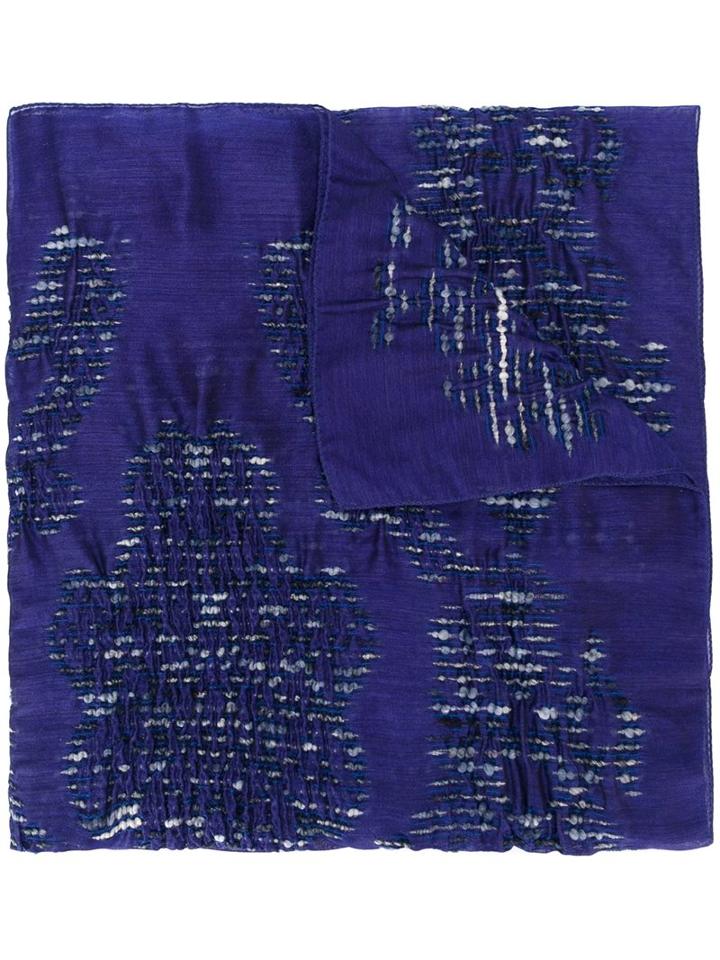 Armani Collezioni Embroidered Detail Scarf