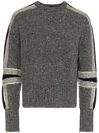 Thom Browne Intarsia Stripe Wool Jumper - Grey