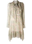 See By Chloé Floral Ruffle Dress - Nude & Neutrals