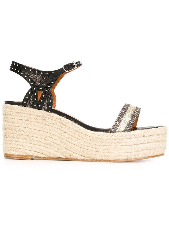 Lanvin Espadrilles Wedge Sandals