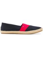 Tommy Hilfiger Contrasting Panels Espadrilles - Blue