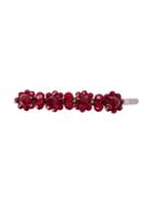Simone Rocha Embellished Hair Clip - Red