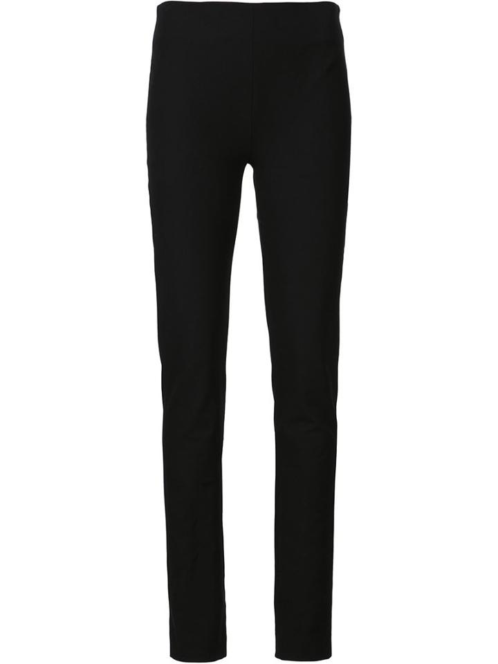 Joseph Straight Leg Trousers, Women's, Size: 38, Black, Viscose/cotton/spandex/elastane