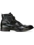 Officine Creative Lace Up Boots - Black