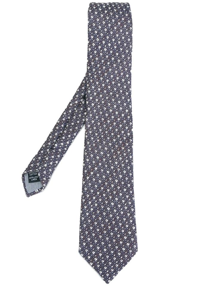 Fashion Clinic Timeless Stitched Detail Tie - Multicolour