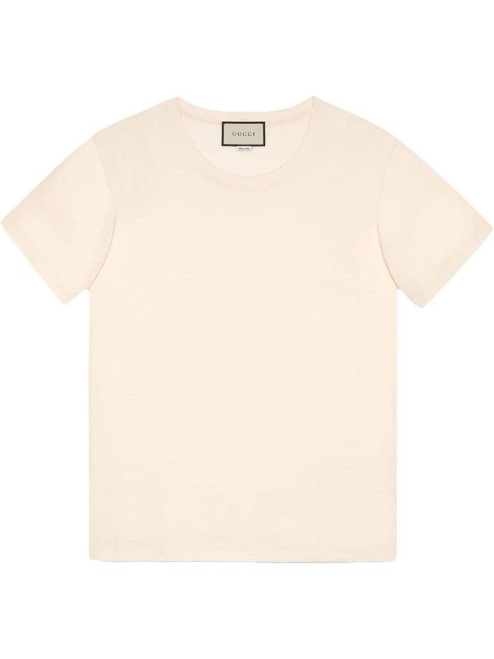 Gucci Gucci Stamp Print T-shirt - Neutrals