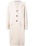 Harris Wharf London Single Breasted Coat - Nude & Neutrals