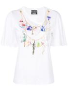 Boutique Moschino Necklace Print T-shirt - White