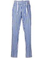 Christian Pellizzari Regular Tapered Trousers - Blue