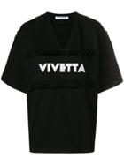 Vivetta Frill T-shirt - Black
