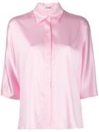Styland Button Collar Shirt - Pink