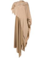 Roland Mouret Calhern Asymmetric Dress - Brown