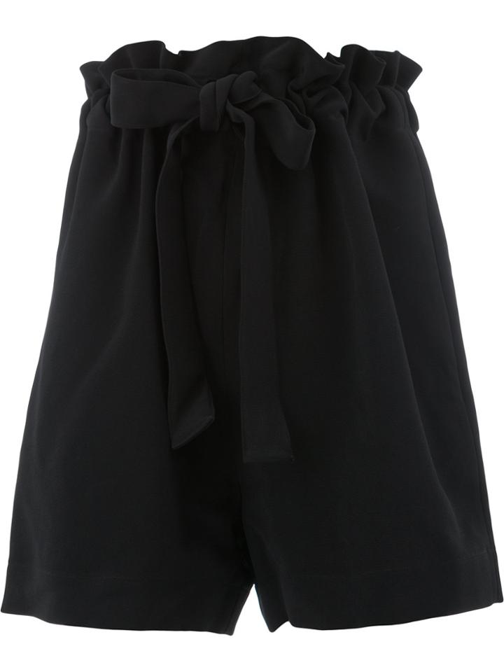 Maison Rabih Kayrouz Belted Shorts - Black