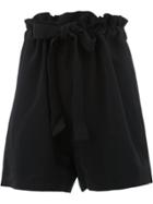 Maison Rabih Kayrouz Belted Shorts - Black