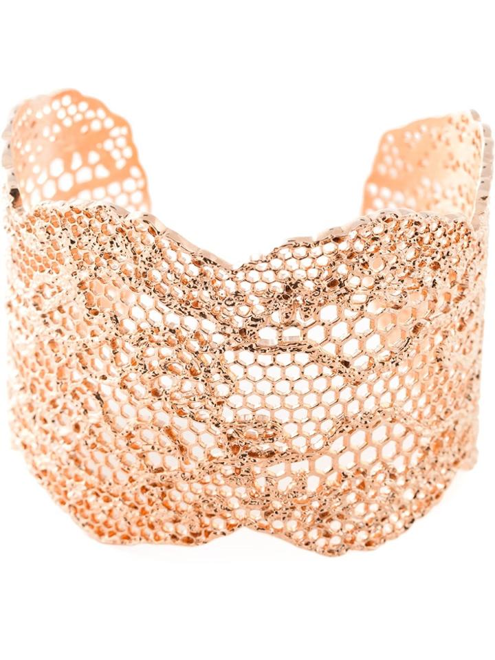 Aurelie Bidermann 'vintage Lace' Cuff - Metallic