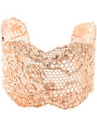 Aurelie Bidermann 'vintage Lace' Cuff - Metallic