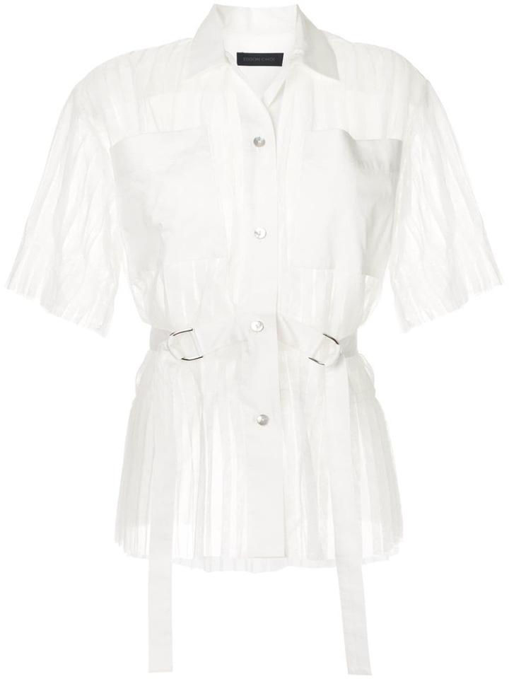 Eudon Choi Pleated Blouse - White