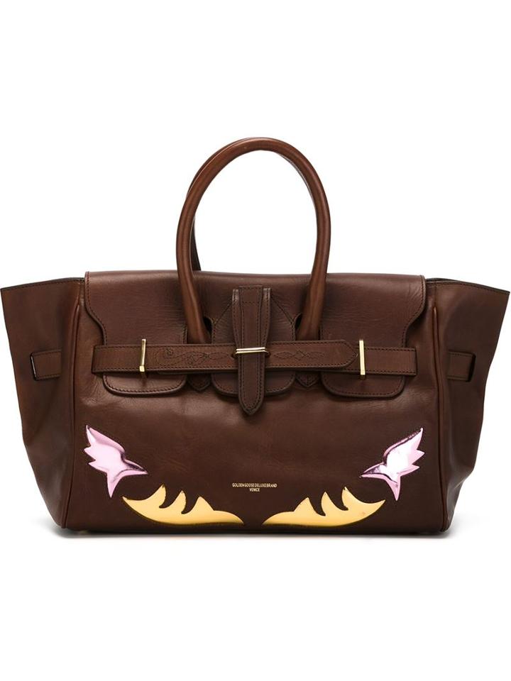 Golden Goose Deluxe Brand Pauline Tote, Women's, Brown, Leather