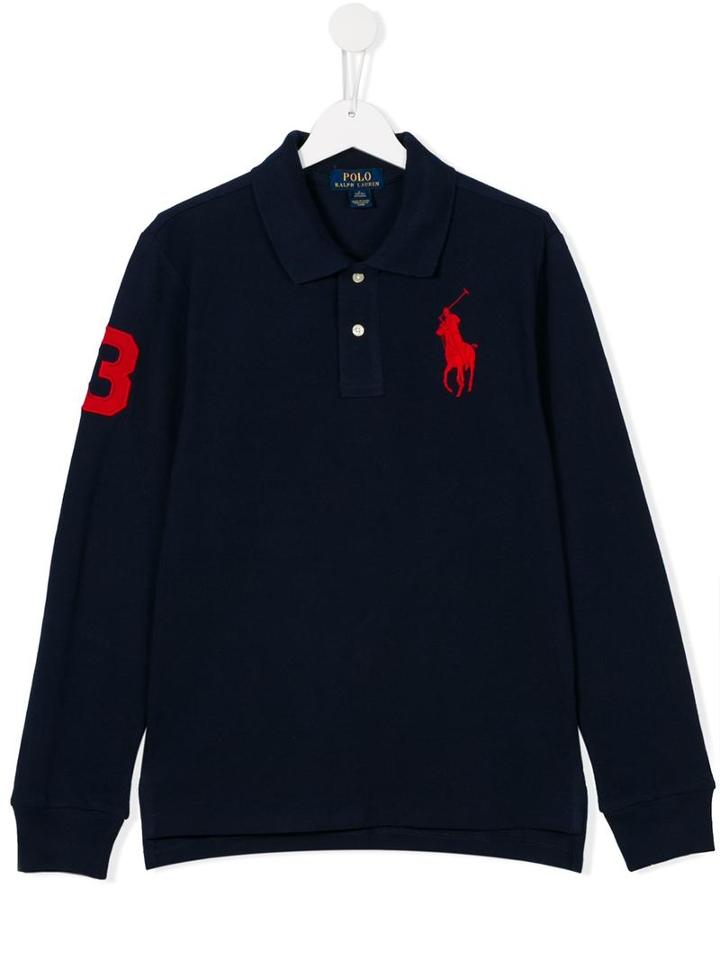 Ralph Lauren Kids 'big Pony' Polo Shirt, Boy's, Size: 14 Yrs, Blue