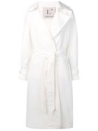 L'autre Chose Belted Trench Coat - White