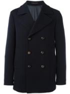 The Gigi Double Breasted Coat, Men's, Size: 48, Blue, Virgin Wool/polyester/cotton/acetate