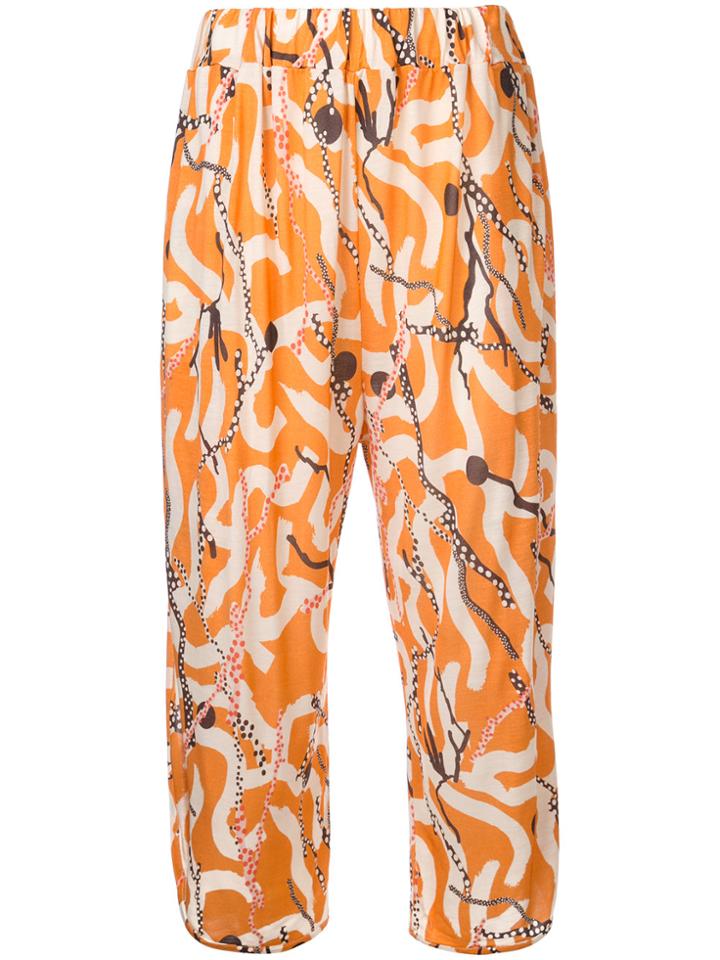 Henrik Vibskov Email Cropped Trousers - Yellow & Orange