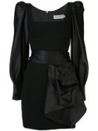 Silvia Tcherassi Belted Midi Dress - Black