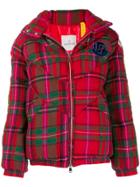 Moncler 1952 Plaid Padded Jacket - Red