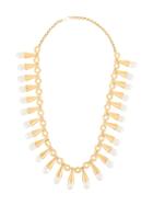Chanel Vintage Drop Pearl Necklace - Metallic