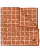 Canali Silk Pocket Square - Brown