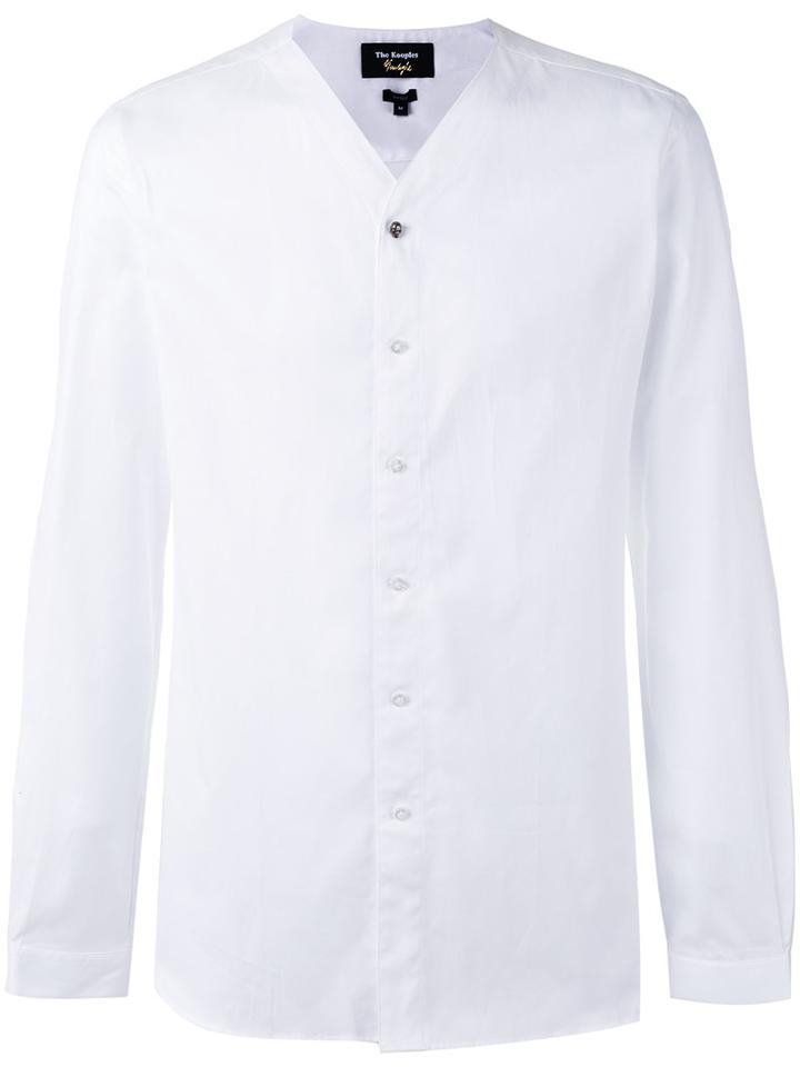The Kooples - Skull Button Shirt - Men - Cotton - M, White, Cotton