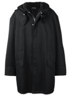 Raf Simons Oversized Parka Coat - Black