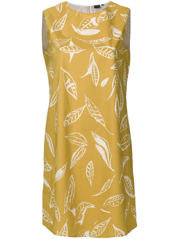 Aspesi Printed Sleeveless Dress - Yellow & Orange
