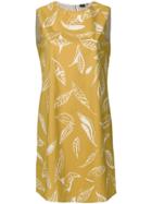 Aspesi Printed Sleeveless Dress - Yellow & Orange