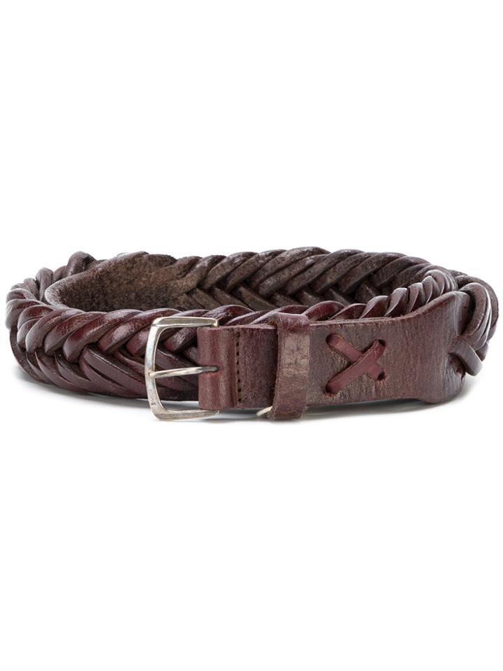 Golden Goose Deluxe Brand Classic Woven Belt - Brown
