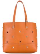 Sonia By Sonia Rykiel - Studded Shopper Tote - Women - Leather/metal - One Size, Nude/neutrals, Leather/metal