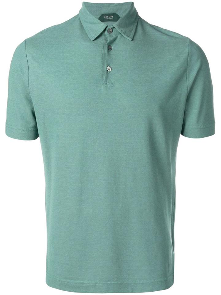 Zanone Basic Polo Shirt - Green