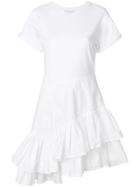 3.1 Phillip Lim Flamenco T-shirt Dress - White