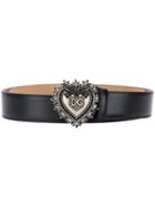 Dolce & Gabbana Sacred Heart Belt - Black