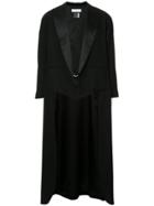 Facetasm Long Tailored Coat - Black