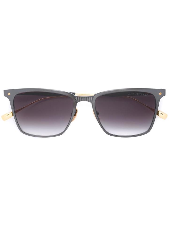 Dita Eyewear Square Frame Sunglasses, Men's, Grey, Iron