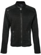 Dolce & Gabbana Textured Biker Jacket - Black