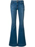 J Brand Long Flared Jeans - Blue