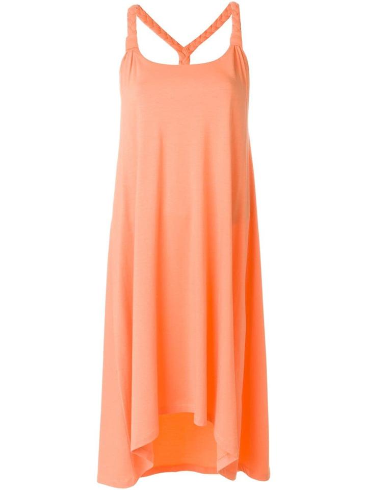 Heidi Klein Plait Back Dress - Yellow & Orange