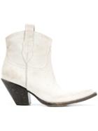 Maison Margiela Mid-calf Western Boots - White