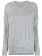 N.peal Cable Knit Jumper - Grey